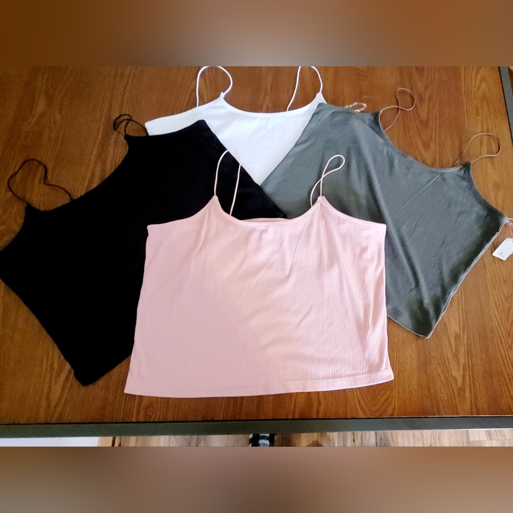 4 CAMISOLE SHIRTS